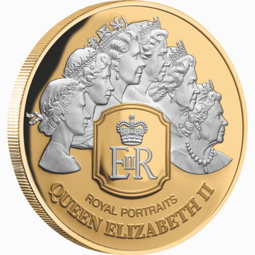 Tokelau 2020 $100 Queen Elizabeth II Royal Portraits 1oz .9999 Gold Proof Coin