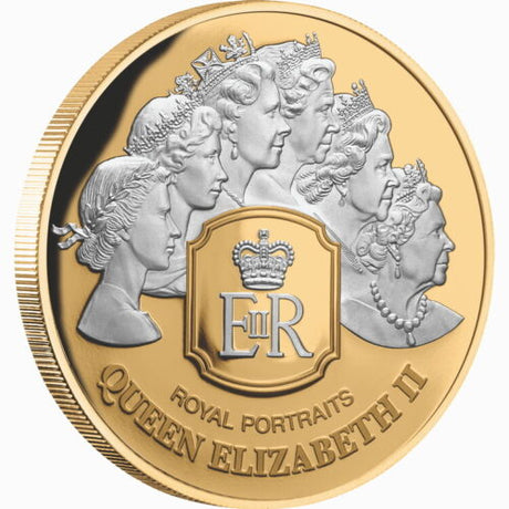 Tokelau 2020 $100 Queen Elizabeth II Royal Portraits 1oz .9999 Gold Proof Coin