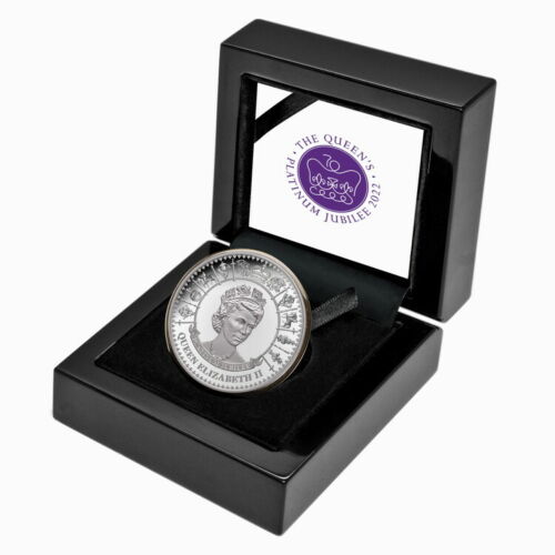 Tokelau 2022 $5 Queen Elizabeth II Platinum Jubilee 1952 70th 1 Oz Silver Proof