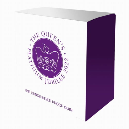 Tokelau 2022 $5 Queen Elizabeth II Platinum Jubilee 1952 70th 1 Oz Silver Proof