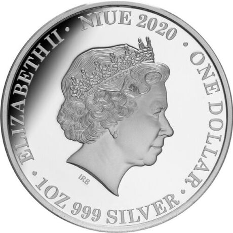 Niue 2020 $1 Queen Elizabeth II Long May She Reign Silver Proof Coin