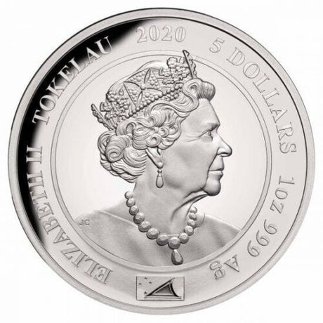Tokelau 2020 $5 Queen Elizabeth II Royal Portraits 1oz Silver Proof Coin