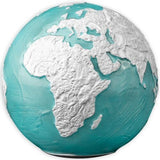 Barbados 2023 $5 Frozen Marble Planet Earth Spherical 3 Oz Silver Coin