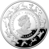Australia 2023 $5 Lunar Year Of The Rabbit  Domed Silver Proof