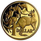 Australia 2014 $1 Proof Mob of Roos WMF World Money Fair