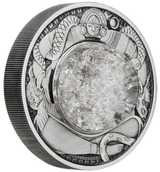 Tuvalu 2021 $2 Tears of the Moon 2oz Silver Antiqued Coin Perth Mint