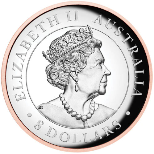 Australian Koala 2022 $8 5oz Silver Proof High Relief Gilded Coin