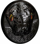 Palau 2022 $10  Python Hunters By Night 2 Oz Silver Black Proof Coin