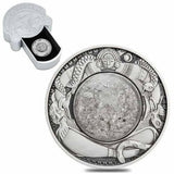 Tuvalu 2021 $2 Tears of the Moon 2oz Silver Antiqued Coin Perth Mint