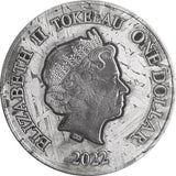 Tokelau 2022 $1 Phoenix and Dragon 1 oz Pure Meteorite Proof Coin Only 888 made