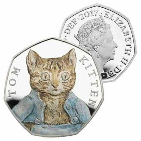 United Kingdom 2017 50p Beatrix Potter - Tom Kitten Silver Proof