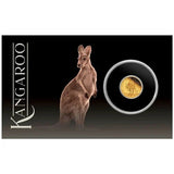 Australia 2022 $2 Miniature Kangaroo Mini Roo 0.5g .9999 Gold Proof Coin in Card
