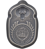 Palau 2022 $5 Scarab Ramses II 1 Oz .999 Antique Silver Coin CIT Smartminting®
