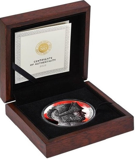Niue 2022 $5 Warrior of Azovstal 2 Oz Silver Coin